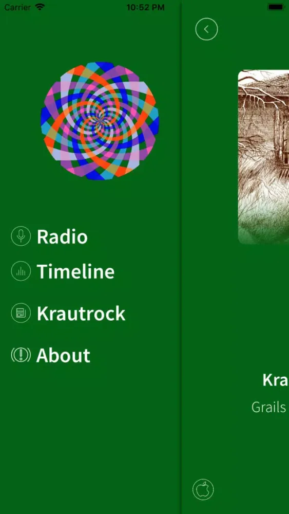 Screenshot di Krautrock Radio