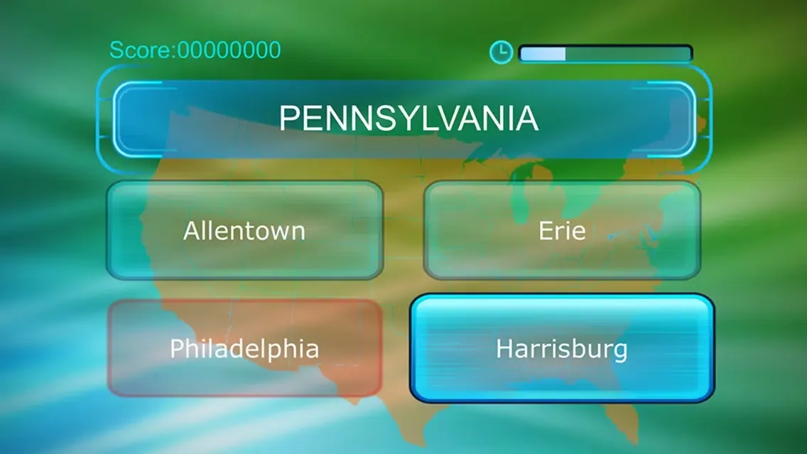 Captures d'écran de Capitals of USA