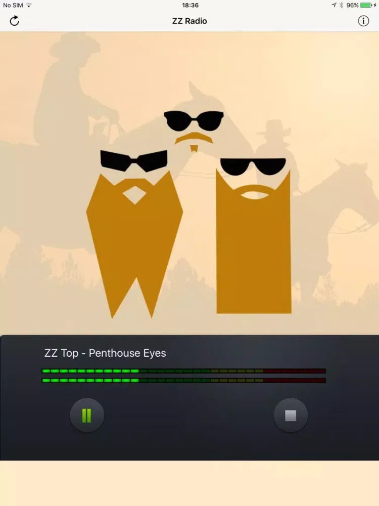 Captures d'écran de ZZ Radio iPad 
