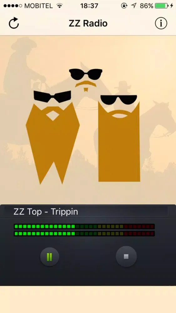 Captures d'écran de ZZ Radio