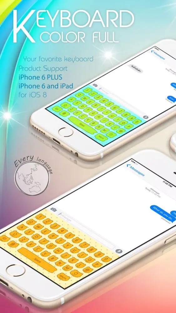Tangkapan skrin Keyboard Color Full