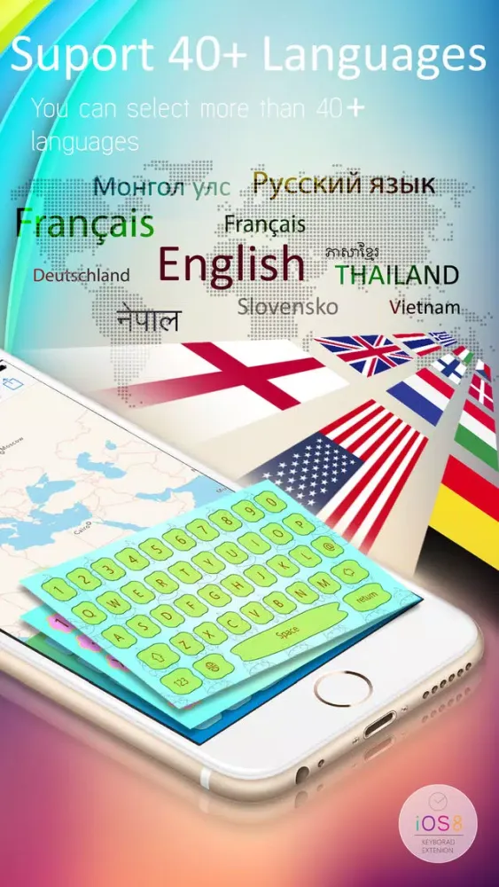 Tangkapan skrin Keyboard Color Full