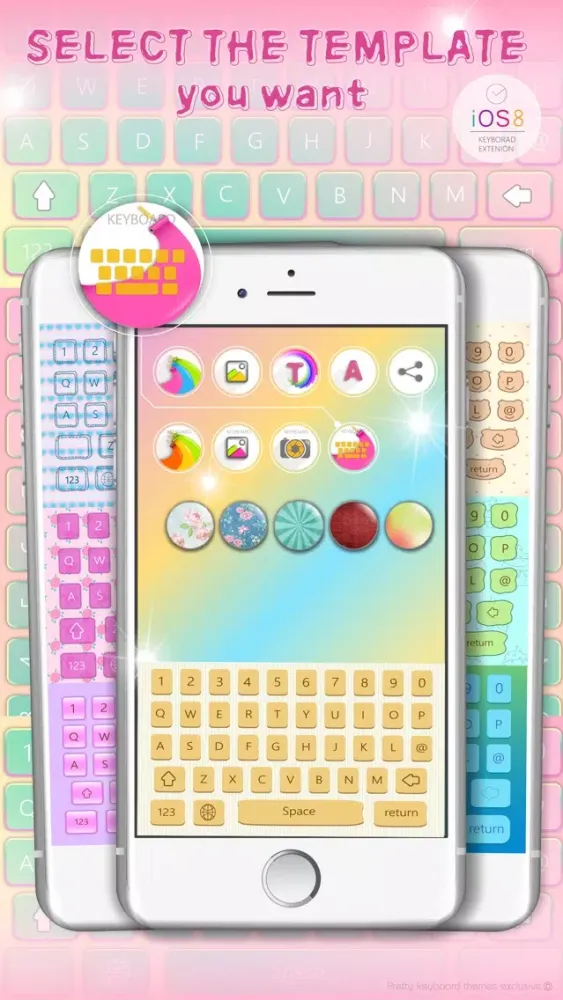 Capturas de pantalla de PrettyKeyboard ThemesExclusive Finnish language