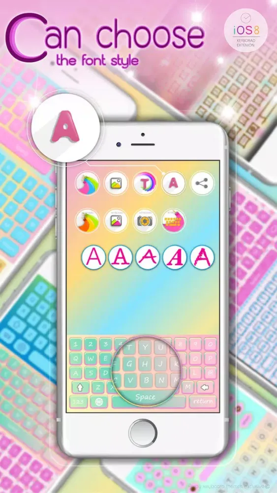 PrettyKeyboard ThemesExclusive Lao language應用截圖