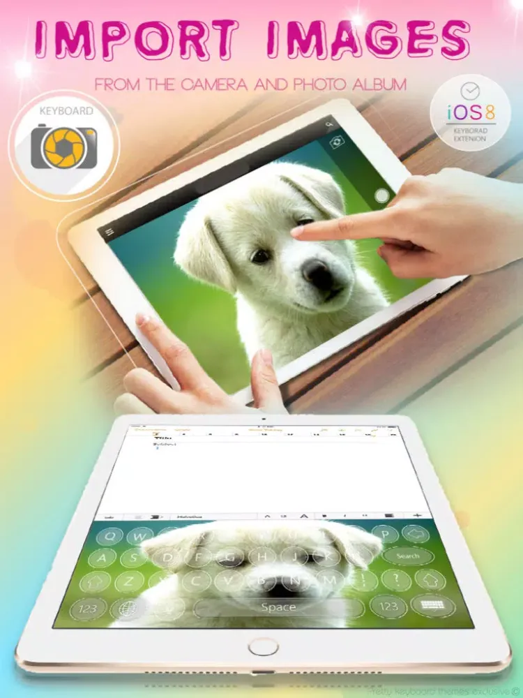 PrettyKeyboard ThemesExclusive Mongolia language iPad  Screenshots