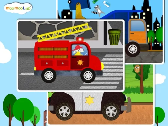 تصاویر Car and Truck-Kids Puzzle Game iPad 