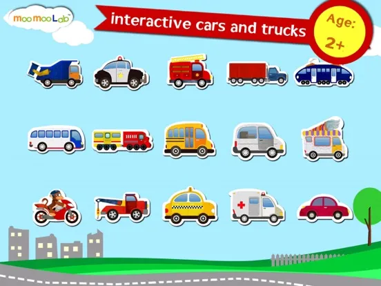 تصاویر Car and Truck-Kids Puzzle Game iPad 
