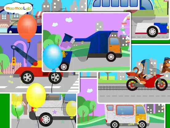 تصاویر Car and Truck-Kids Puzzle Game iPad 