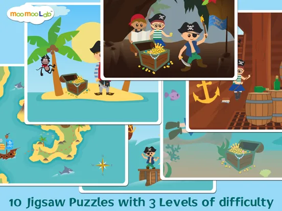 صور Pirate Games for Kids - Puzzles and Activities iPad 
