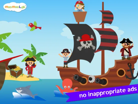 صور Pirate Games for Kids - Puzzles and Activities iPad 