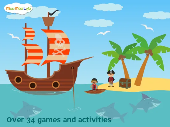صور Pirate Games for Kids - Puzzles and Activities iPad 