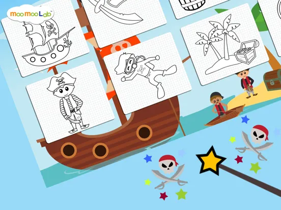 صور Pirate Games for Kids - Puzzles and Activities iPad 
