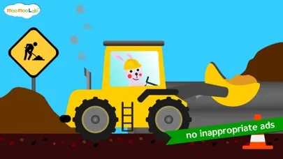 ภาพหน้าจอของ Construction Vehicles - Digger, Loader Puzzles, Games and Coloring Activities for Toddlers and Preschool Kids