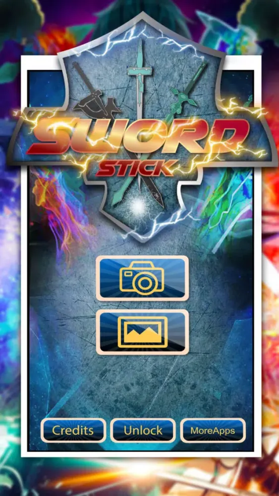Manga & Anime Super Sword Art Sticker Camera سکرین شاٹس