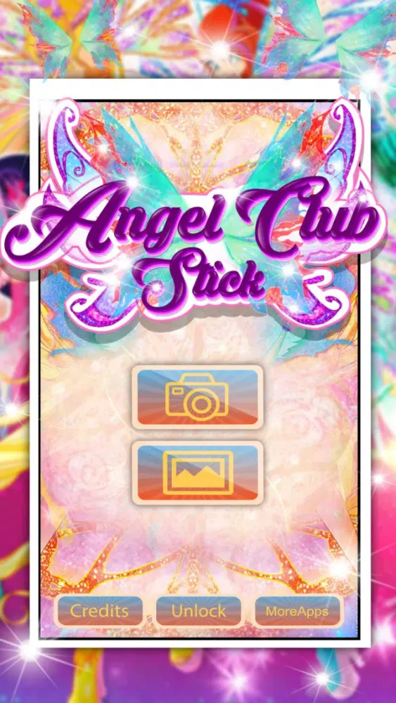 Скриншоты Manga & Anime Angel Wink Sticker Camera