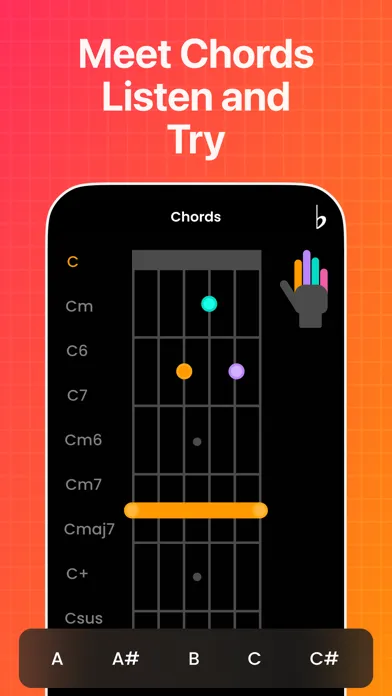 Tangkapan skrin Guitar Tuner: Chords & Tabs