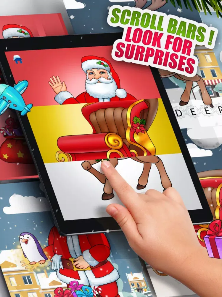 Moona Puzzles Christmas Music, Games for Kids Free iPad  Screenshots