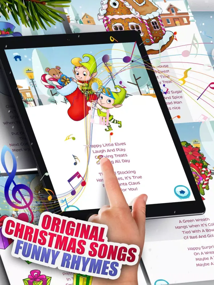 Moona Puzzles Christmas Music, Games for Kids Free iPad  Screenshots