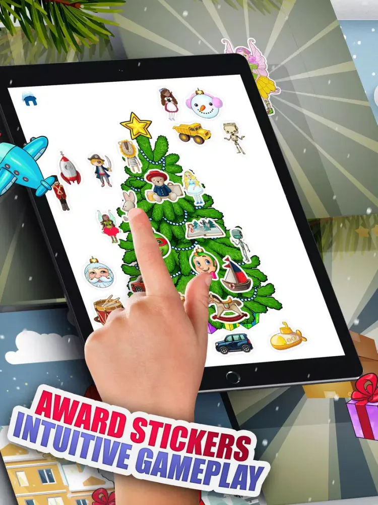 Moona Puzzles Christmas Music, Games for Kids Free iPad  Screenshots