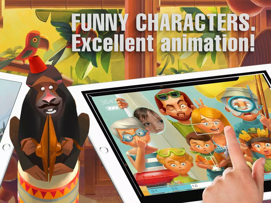 A Parcel of Courage free interactive book for kids iPad  Screenshots