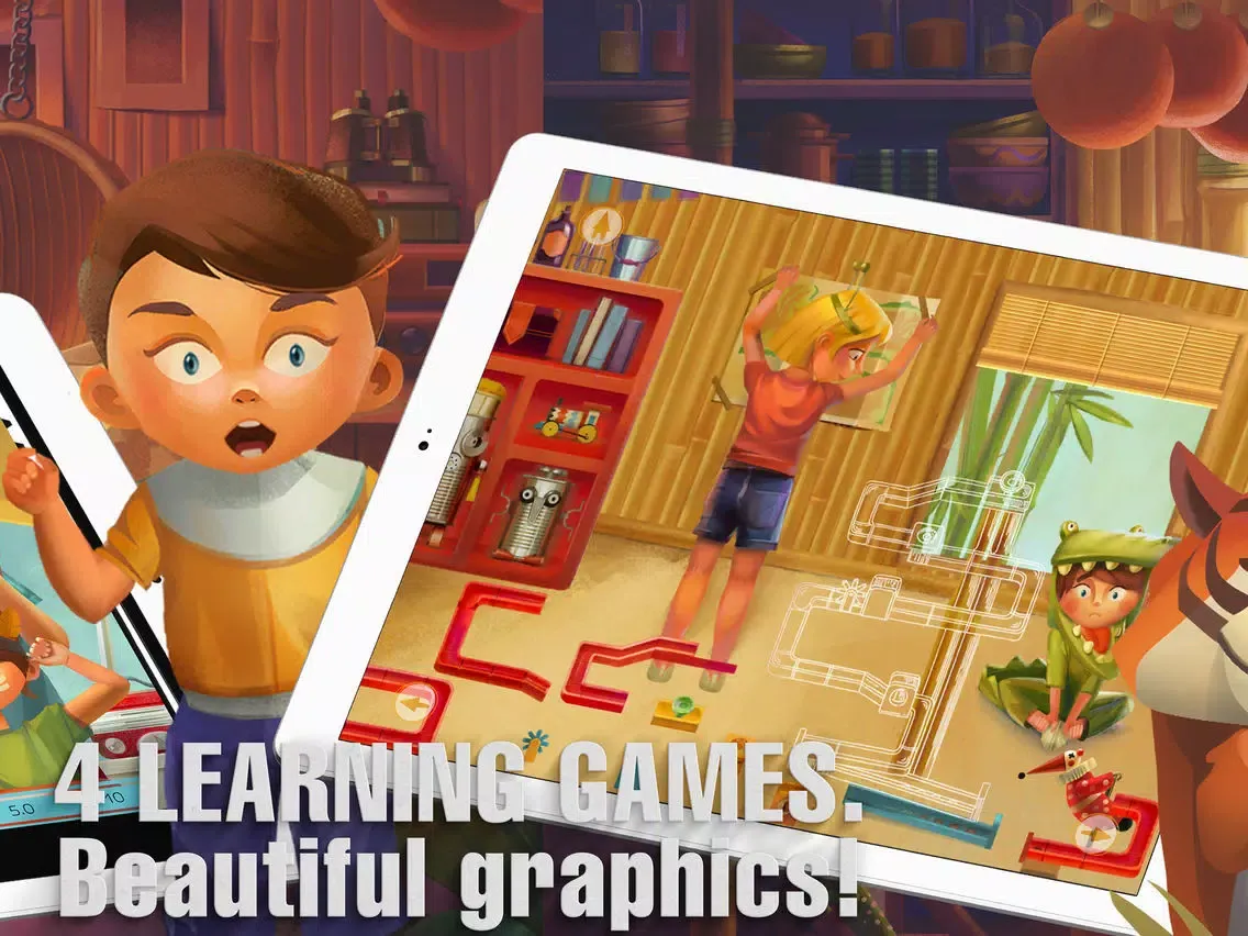 A Parcel of Courage free interactive book for kids iPad  Screenshots
