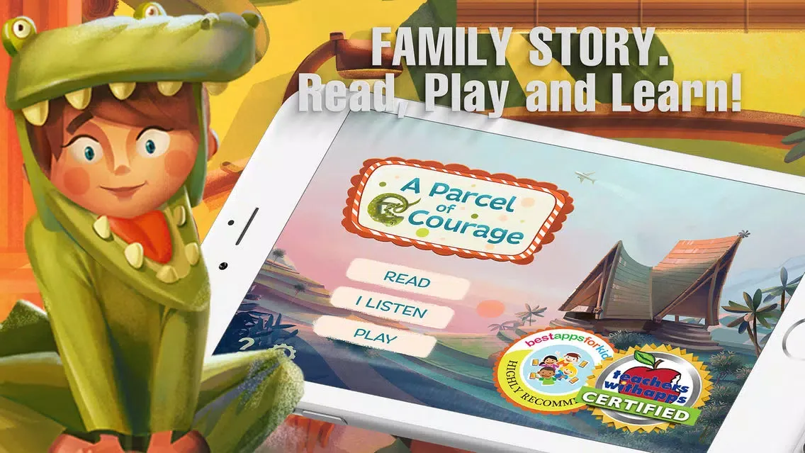 A Parcel of Courage free interactive book for kids Screenshots