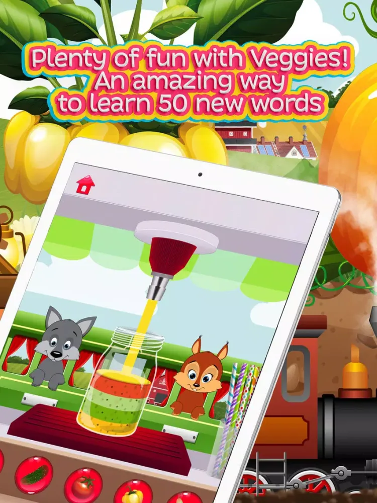 Moona Vegetable: Learning Games for Toddler, Kids iPad  スクリーンショット
