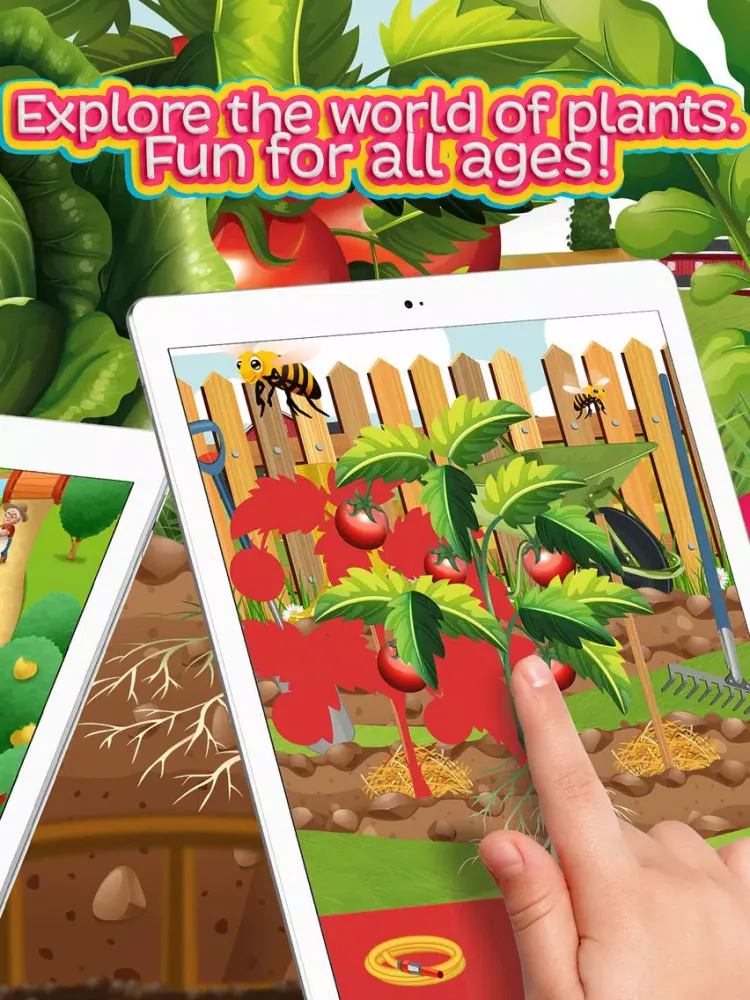 Moona Vegetable: Learning Games for Toddler, Kids iPad  スクリーンショット