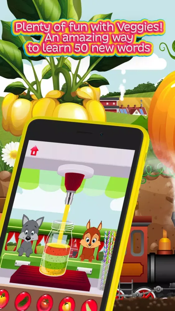 Moona Vegetable: Learning Games for Toddler, Kids スクリーンショット