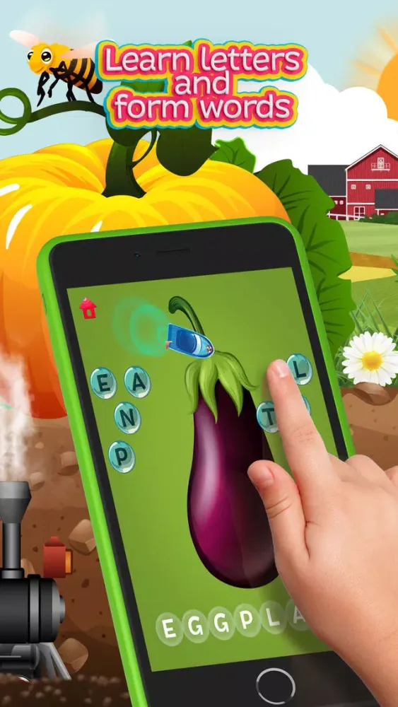 Moona Vegetable: Learning Games for Toddler, Kids スクリーンショット
