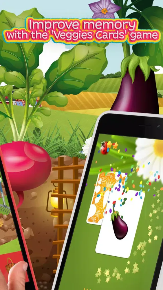 Moona Vegetable: Learning Games for Toddler, Kids スクリーンショット