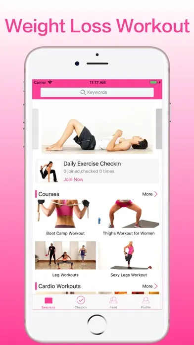 WeightLoss Workout-HomeFitness سکرین شاٹس
