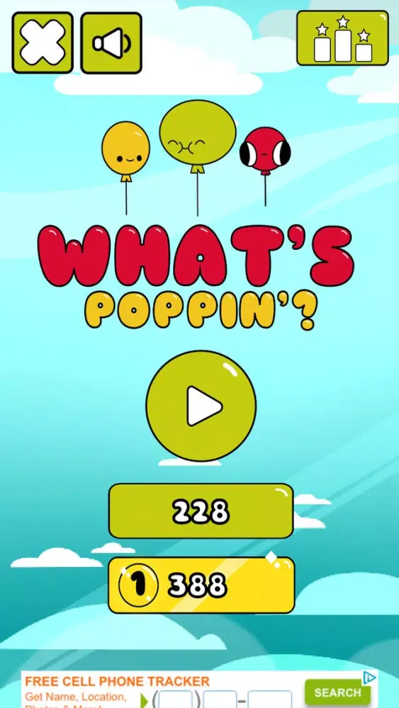 ภาพหน้าจอของ Whats Poppin - Balloon Popper
