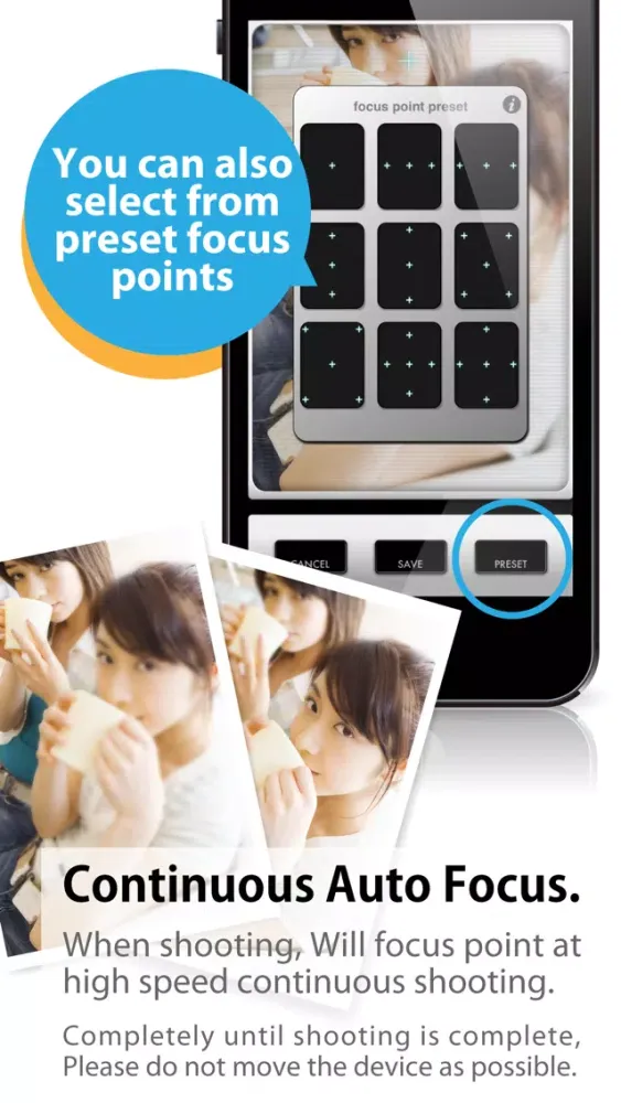Multi Focus Camera Screenshots