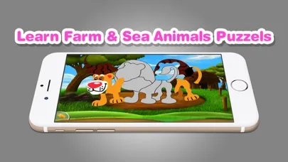 Learn Farm Sea Animals Puzzles Screenshots