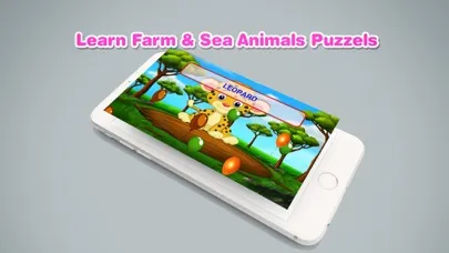 Learn Farm Sea Animals Puzzles Screenshots