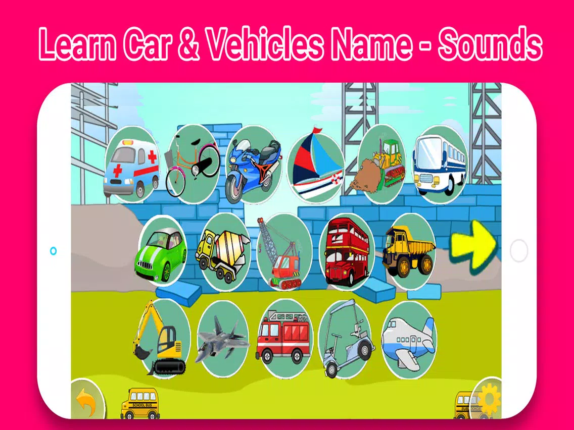 Learning Street Vehicles Names iPad  स्क्रीनशॉट