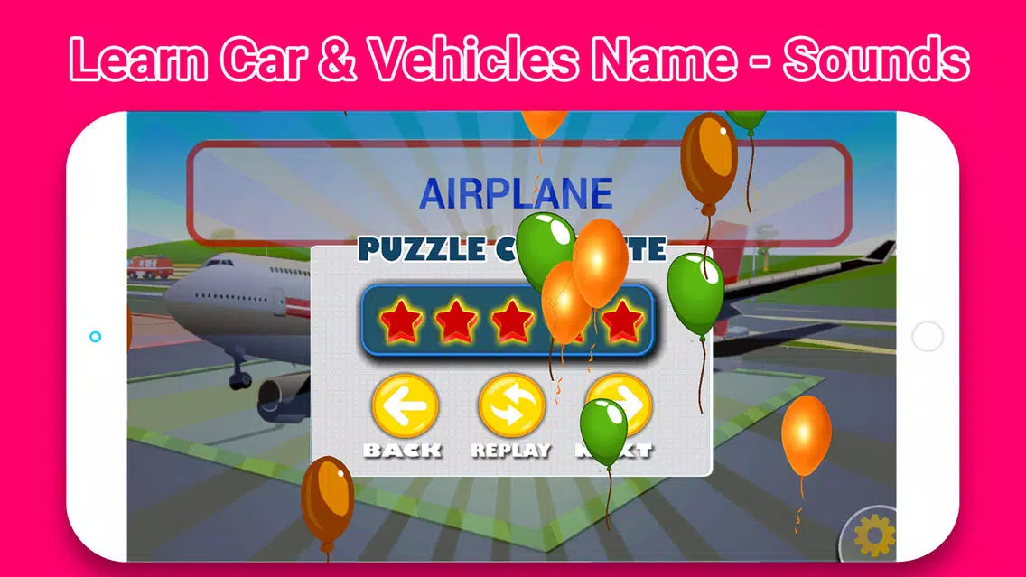 Learning Street Vehicles Names स्क्रीनशॉट