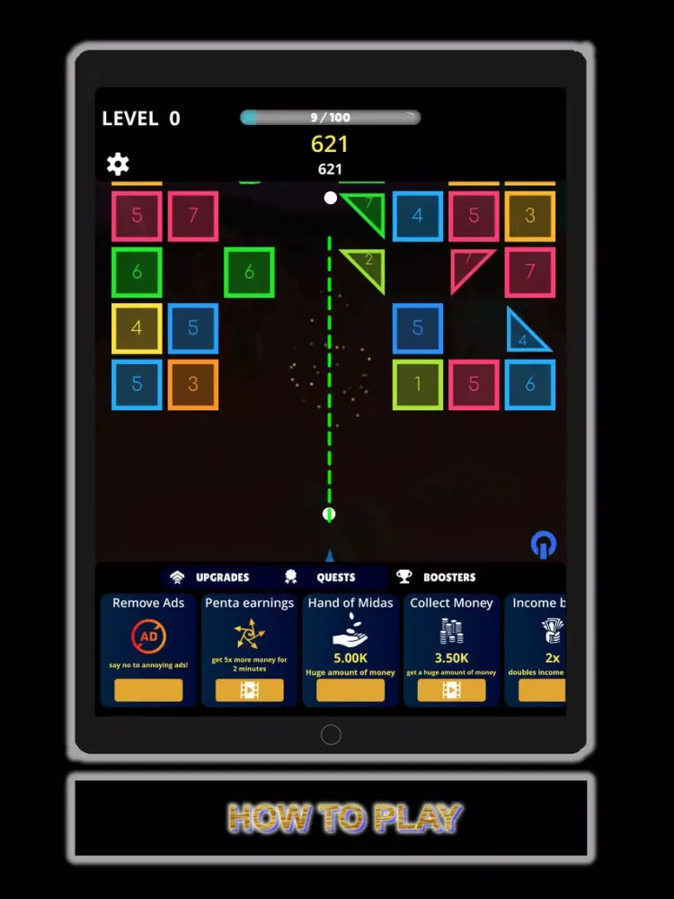 Capturas de pantalla de Balls Bounce Brick: Shot Kubik iPad 