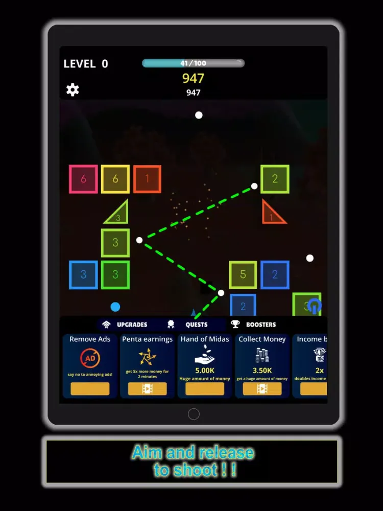 Capturas de pantalla de Balls Bounce Brick: Shot Kubik iPad 