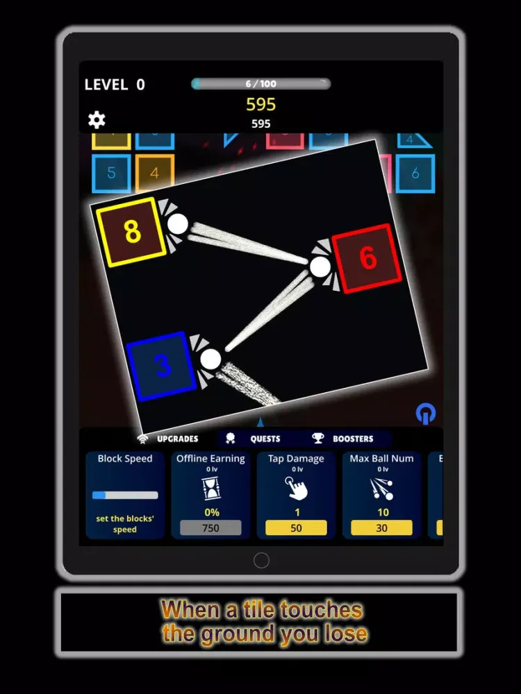 Capturas de pantalla de Balls Bounce Brick: Shot Kubik iPad 