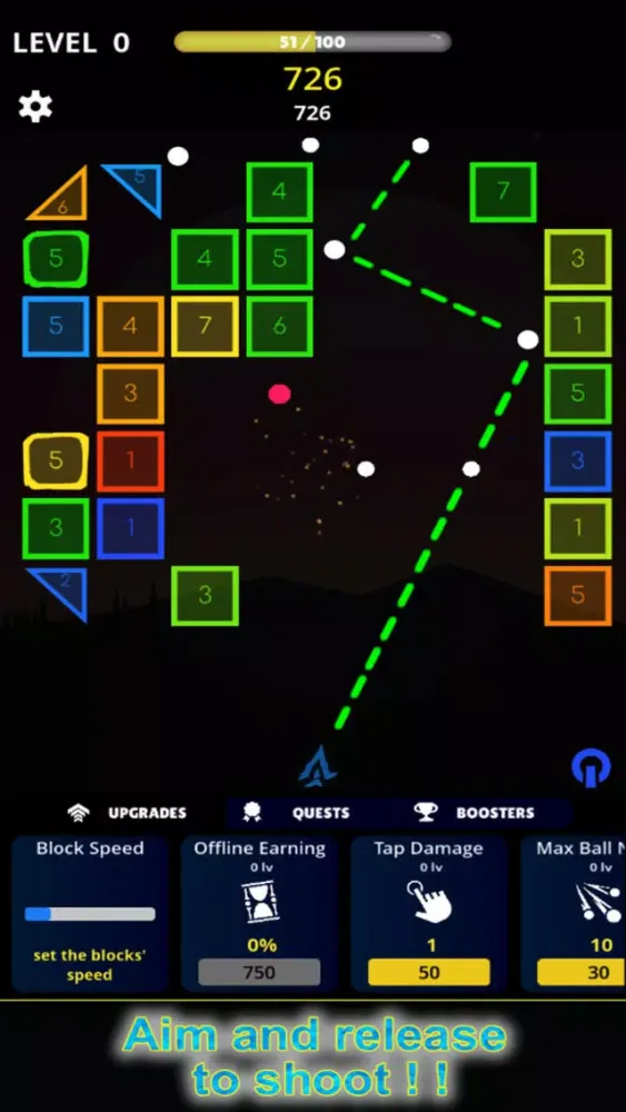 Capturas de pantalla de Balls Bounce Brick: Shot Kubik