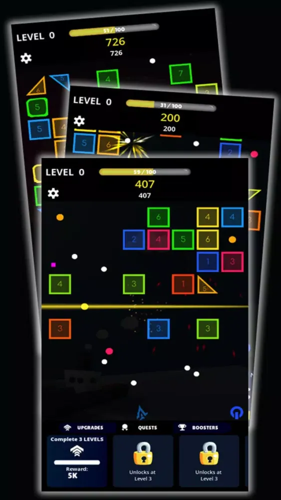 Capturas de pantalla de Balls Bounce Brick: Shot Kubik