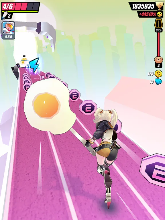 Slash & Girl - Endless Run iPad  Screenshots