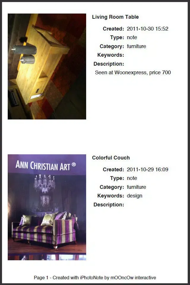 Screenshot di My Photo Note Lite - Taking Photo Notes Made Easy