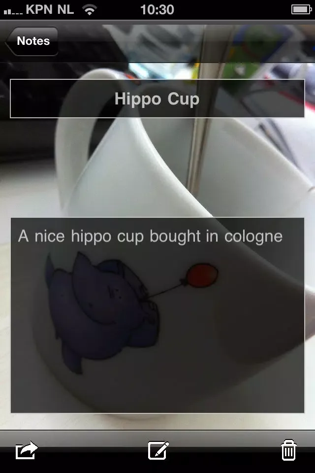 Screenshot di My Photo Note Lite - Taking Photo Notes Made Easy