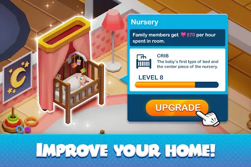Capturas de tela do Idle Family Sim - Life Manager