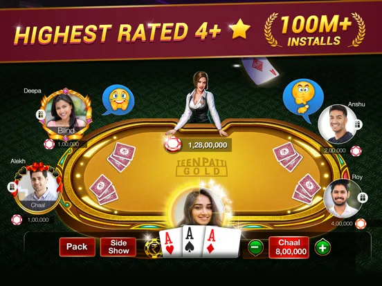 Tangkapan layar Teen Patti Gold-Poker & Rummy iPad 