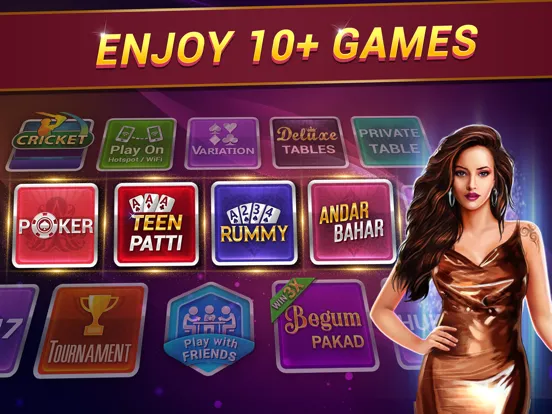 Tangkapan layar Teen Patti Gold-Poker & Rummy iPad 