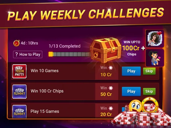 Tangkapan layar Teen Patti Gold-Poker & Rummy iPad 